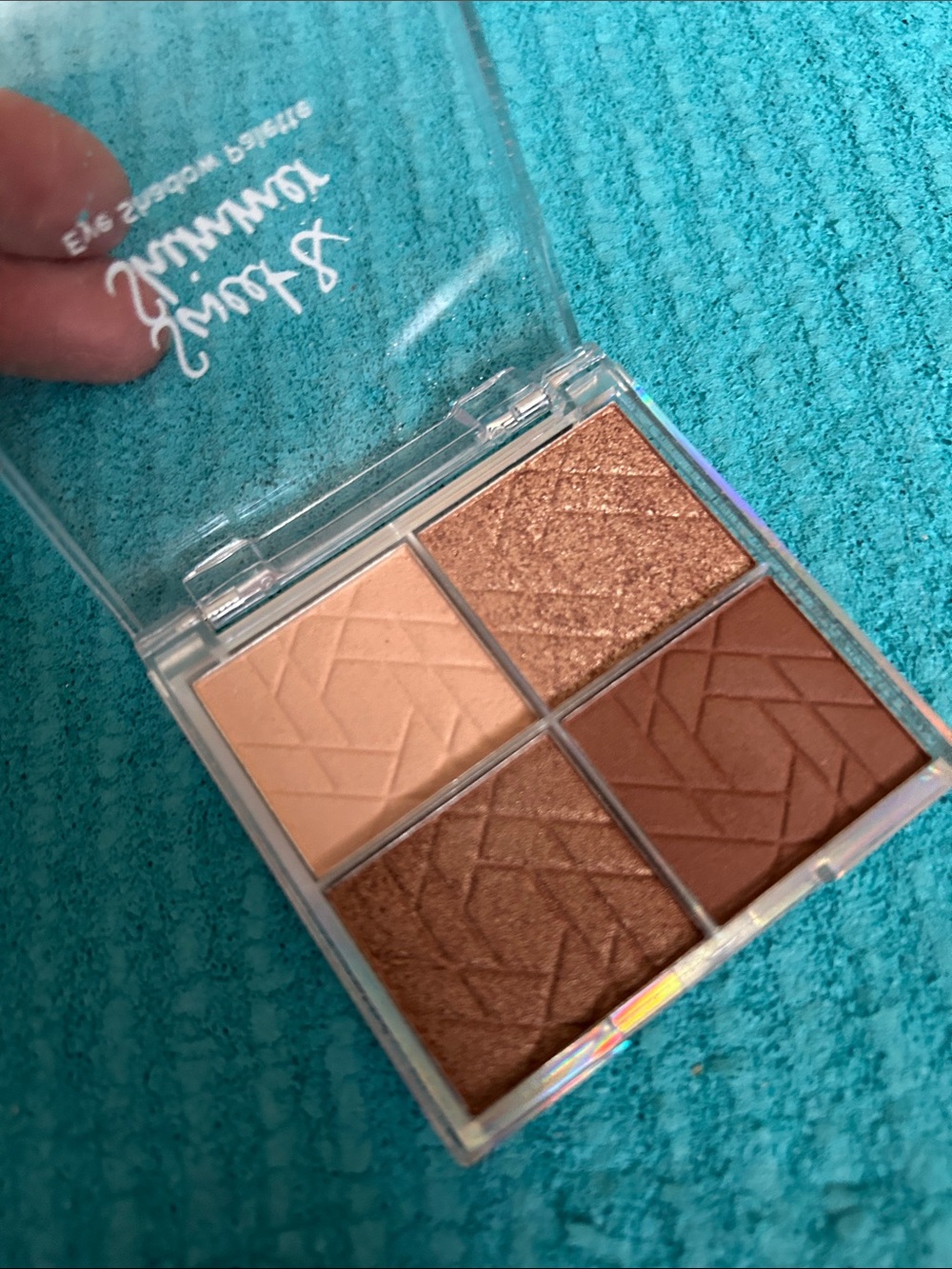 ULTA Beauty Eyeshadow Palette with Pink & Black Accents /art Deco compact Mirror - Picture 4 of 6